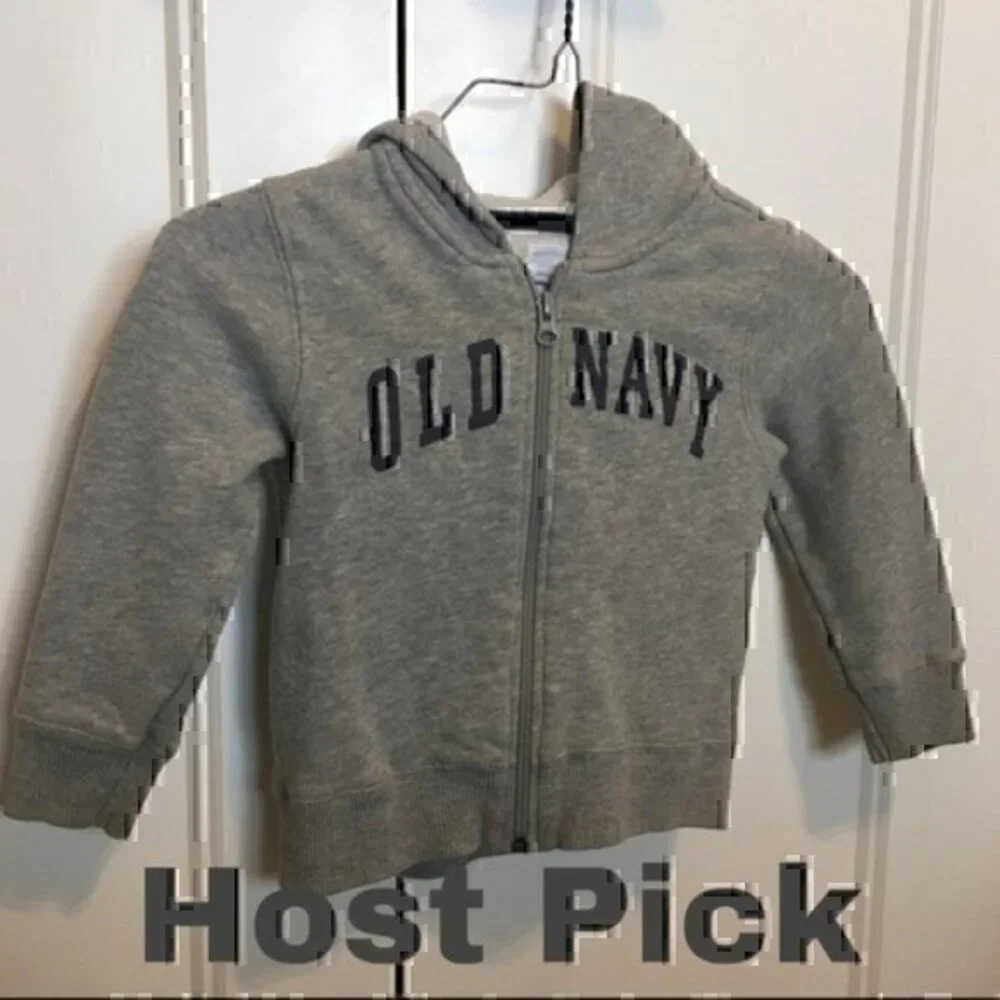 Boys size 3T Old Navy jacket gray navy